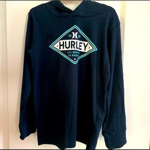 NWT Size 6 boy’s Hurley hooded tee